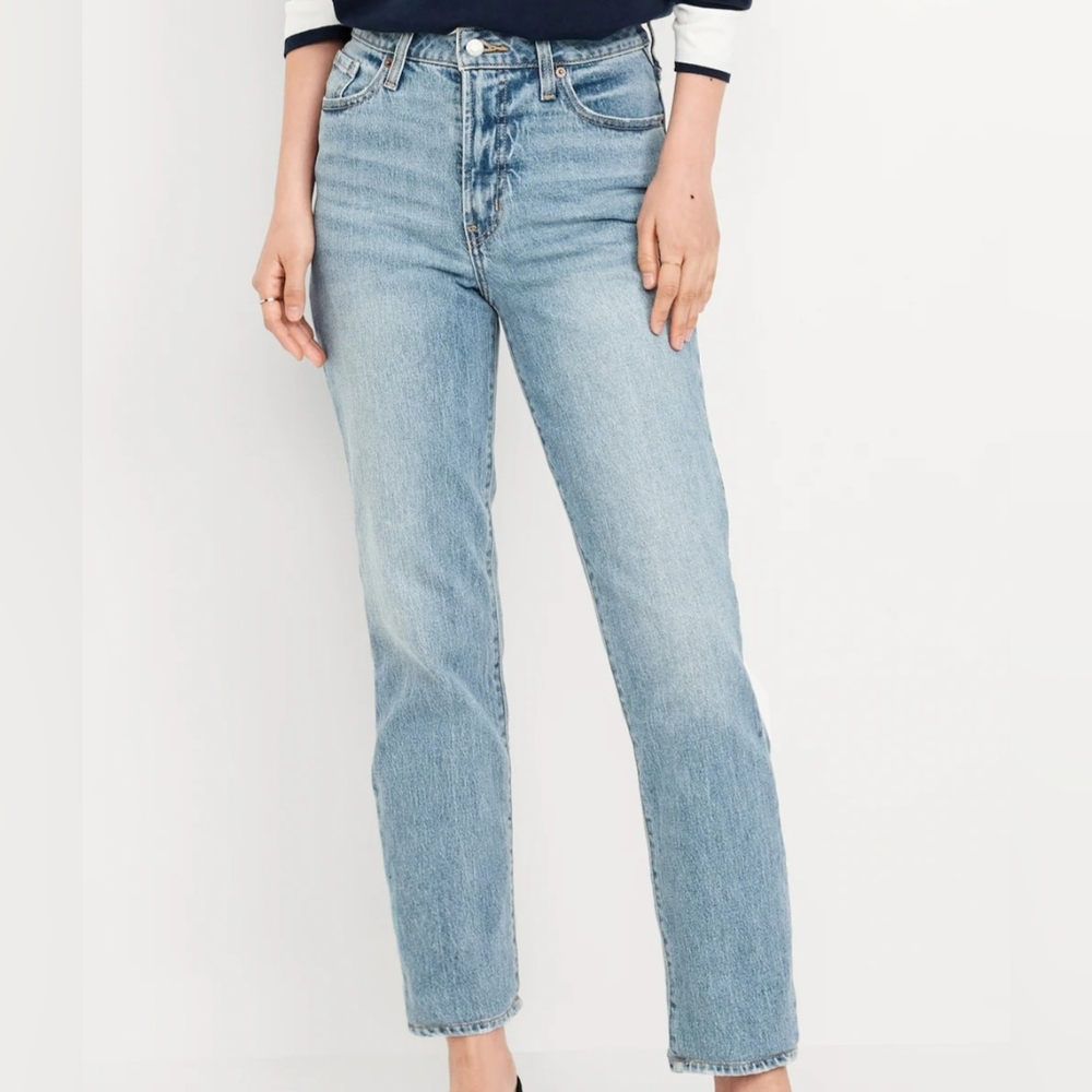 OLD NAVY Womens OG Straight High Rise Size 0 Regular NWT